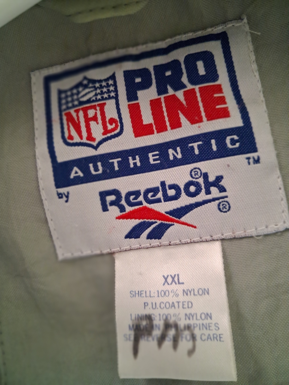 Reebok Men's Dallas Cowboys Blue & Gray Windbreaker Jacket Vintage - Picture 8 of 11